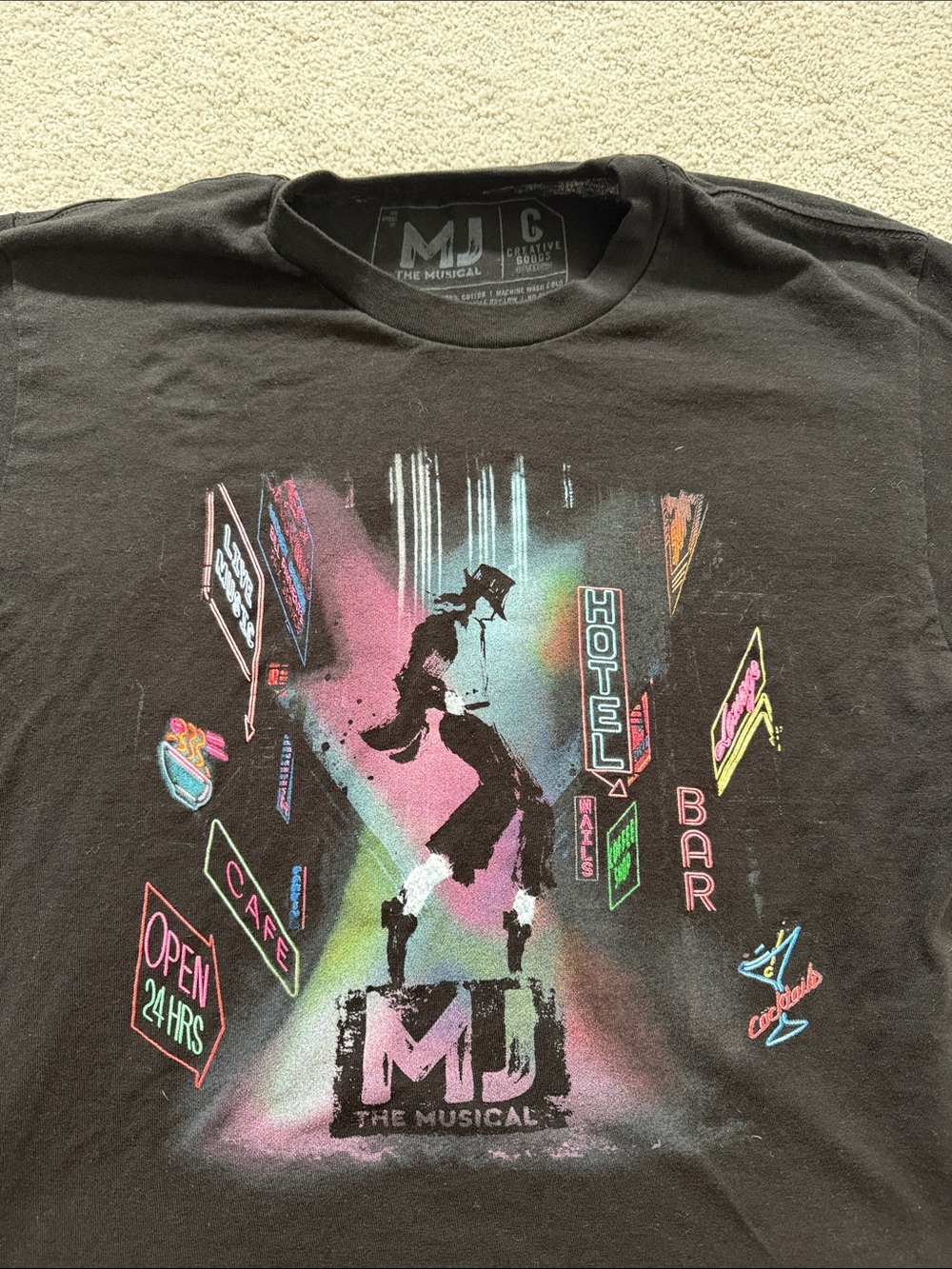 Michael Jackson The Musical Tshirt - Size Medium (unisex)